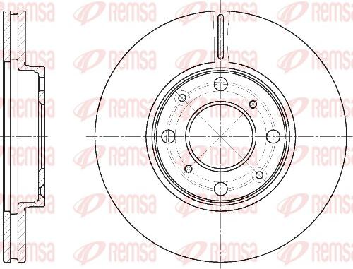 Remsa 6844.10 - Спирачен диск vvparts.bg