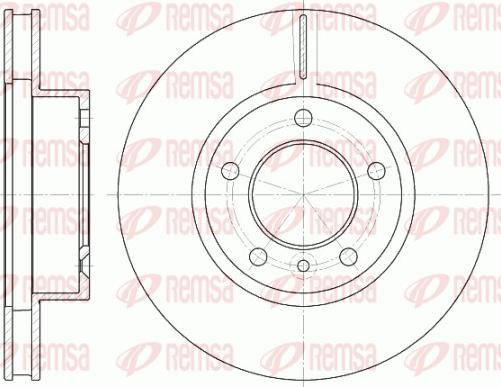 Remsa 6802.10 - Спирачен диск vvparts.bg