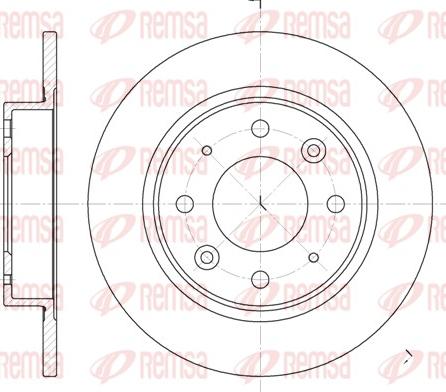 Remsa 6813.00 - Спирачен диск vvparts.bg