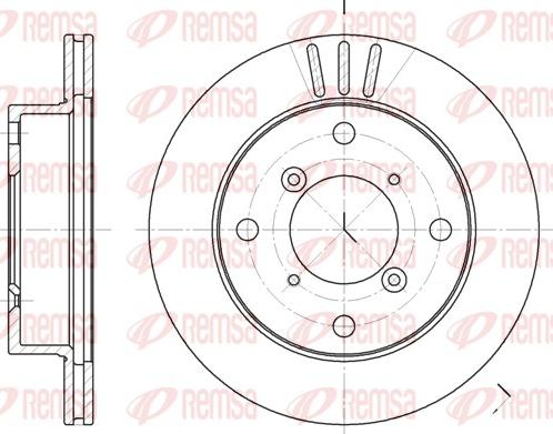 Remsa 6399.10 - Спирачен диск vvparts.bg