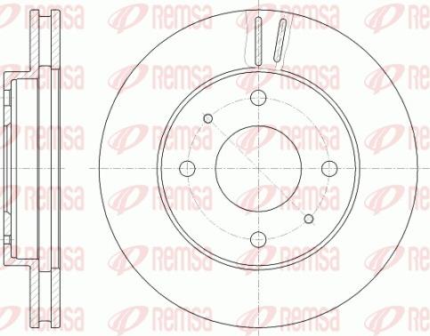 Remsa 6394.10 - Спирачен диск vvparts.bg