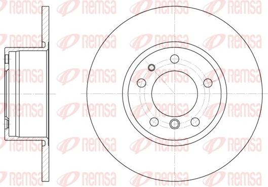 Remsa 6347.00 - Спирачен диск vvparts.bg