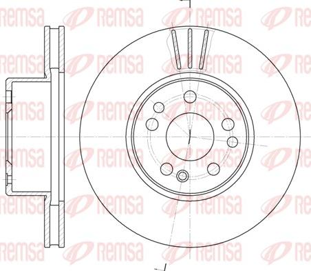 BENDIX 520501 - Спирачен диск vvparts.bg