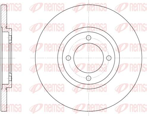 Remsa 6362.00 - Спирачен диск vvparts.bg