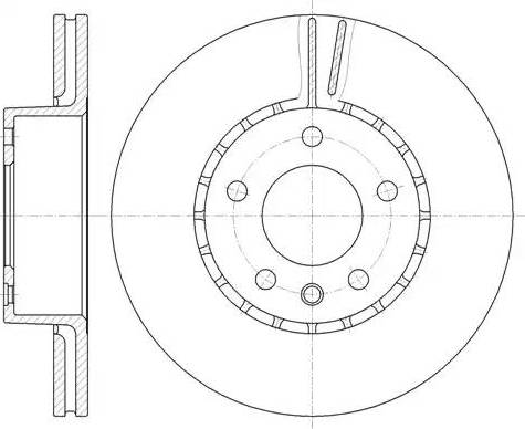 Remsa 6300.10 - Спирачен диск vvparts.bg