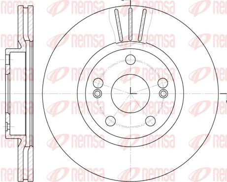 Remsa 6301.10 - Спирачен диск vvparts.bg