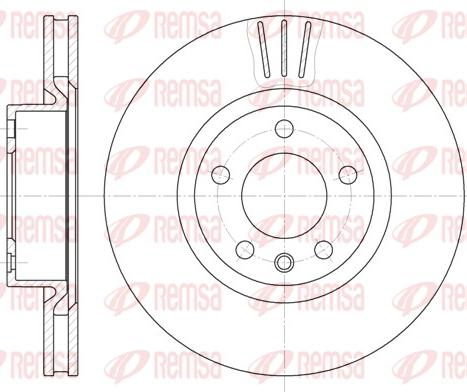 Remsa 6339.10 - Спирачен диск vvparts.bg