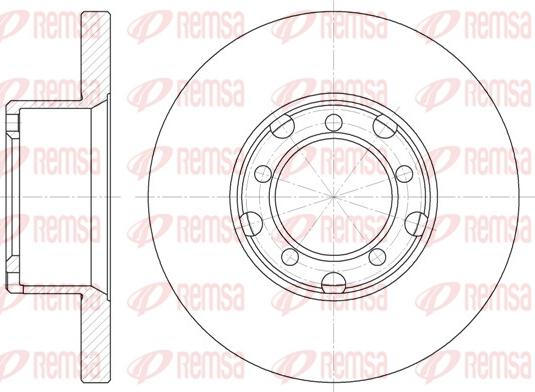 Remsa 6296.00 - Спирачен диск vvparts.bg