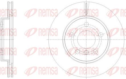 Remsa 62532.10 - Спирачен диск vvparts.bg