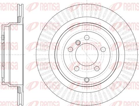 Remsa 62064.10 - Спирачен диск vvparts.bg