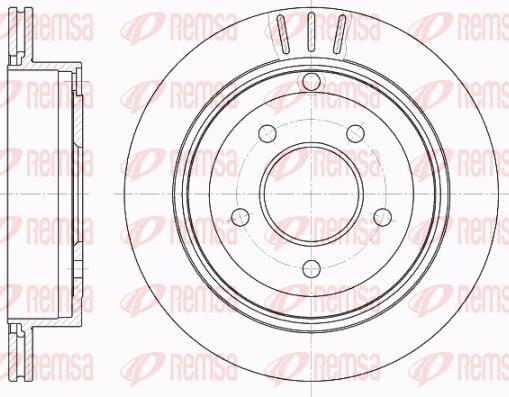 Remsa 62006.10 - Спирачен диск vvparts.bg