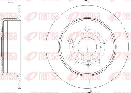 Remsa 62033.00 - Спирачен диск vvparts.bg