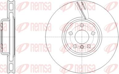 Remsa 62127.11 - Спирачен диск vvparts.bg