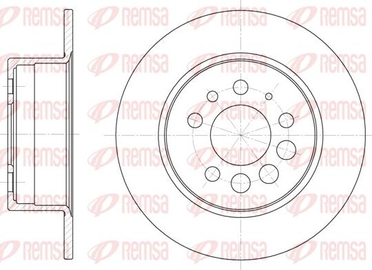 Remsa 6283.00 - Спирачен диск vvparts.bg