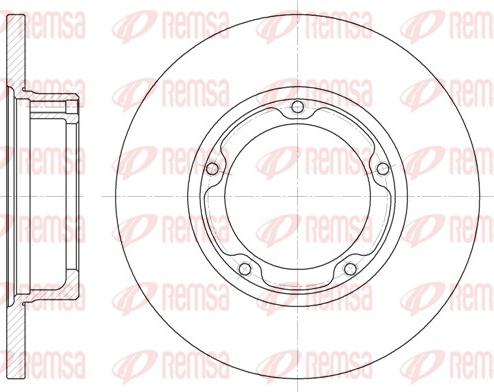 Remsa 6282.00 - Спирачен диск vvparts.bg