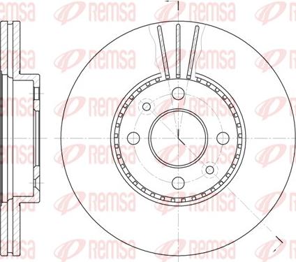 Remsa 6227.10 - Спирачен диск vvparts.bg