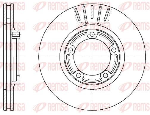 Remsa 6794.10 - Спирачен диск vvparts.bg