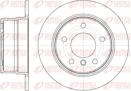 Remsa 6798.00 - Спирачен диск vvparts.bg