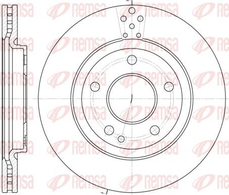 Remsa 6748.10 - Спирачен диск vvparts.bg