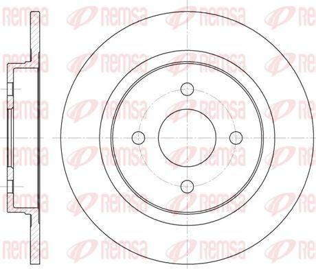 Remsa 6759.00 - Спирачен диск vvparts.bg