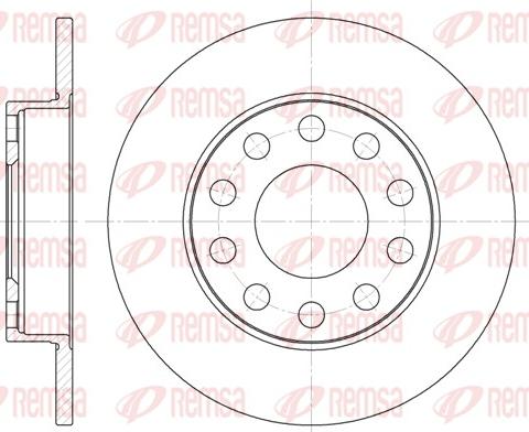 Remsa 6753.00 - Спирачен диск vvparts.bg