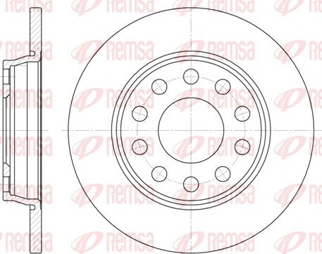 Remsa 6731.00 - Спирачен диск vvparts.bg