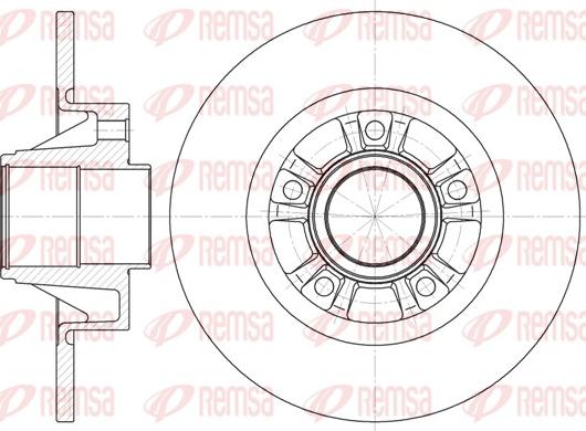 Remsa 6733.00 - Спирачен диск vvparts.bg