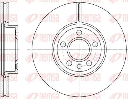 Remsa 6728.10 - Спирачен диск vvparts.bg