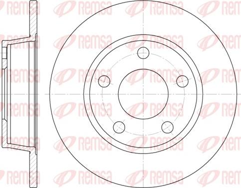 Remsa 6723.00 - Спирачен диск vvparts.bg