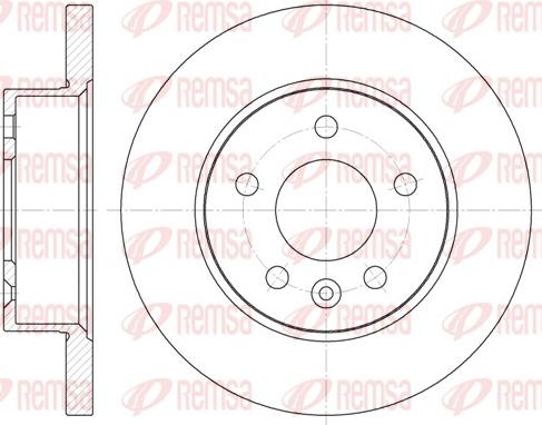 Remsa 6774.00 - Спирачен диск vvparts.bg