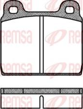 Remsa 0002.20 - Комплект спирачно феродо, дискови спирачки vvparts.bg