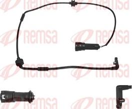 Remsa 001046 - Предупредителен контактен сензор, износване на накладките vvparts.bg