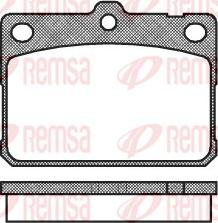 Remsa 0079.30 - Комплект спирачно феродо, дискови спирачки vvparts.bg