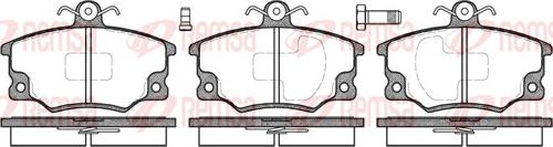 Remsa 0146.80 - Комплект спирачно феродо, дискови спирачки vvparts.bg