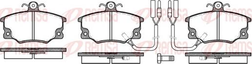 Remsa 0146.22 - Комплект спирачно феродо, дискови спирачки vvparts.bg