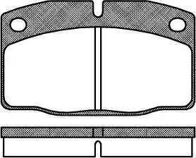 BOSCH 986469390 - Комплект спирачно феродо, дискови спирачки vvparts.bg