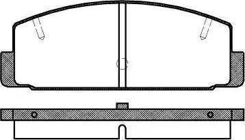 RIDER RD.3323.DB3311 - Комплект спирачно феродо, дискови спирачки vvparts.bg