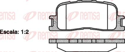 Valeo 606408 - Комплект спирачно феродо, дискови спирачки vvparts.bg