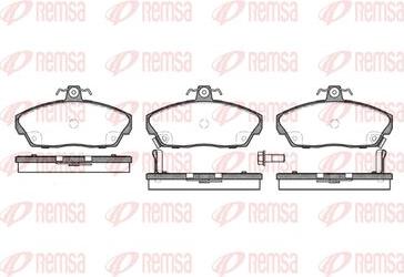 Remsa 0325.42 - Комплект спирачно феродо, дискови спирачки vvparts.bg