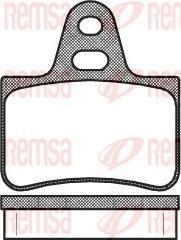 Remsa 0269.00 - Комплект спирачно феродо, дискови спирачки vvparts.bg