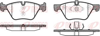 Remsa 1052.00 - Комплект спирачно феродо, дискови спирачки vvparts.bg