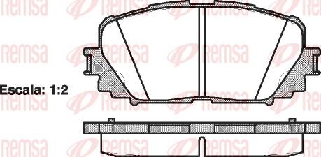 Jurid 572578D - Комплект спирачно феродо, дискови спирачки vvparts.bg