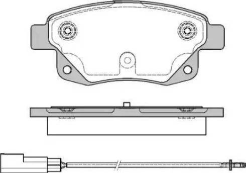 RIDER RD.3323.DB1725 - Комплект спирачно феродо, дискови спирачки vvparts.bg