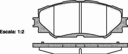 Parts-Mall PKF-010 - Комплект спирачно феродо, дискови спирачки vvparts.bg