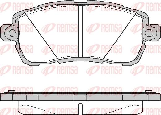 FTE 9001955 - Комплект спирачно феродо, дискови спирачки vvparts.bg