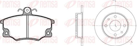 Remsa 8146.00 - Спирачен комплект, дискови спирачки vvparts.bg