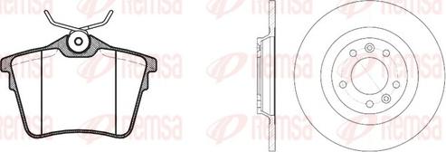 Remsa 81103.00 - Спирачен комплект, дискови спирачки vvparts.bg