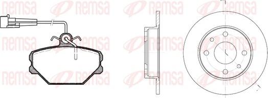 Remsa 8264.00 - Спирачен комплект, дискови спирачки vvparts.bg