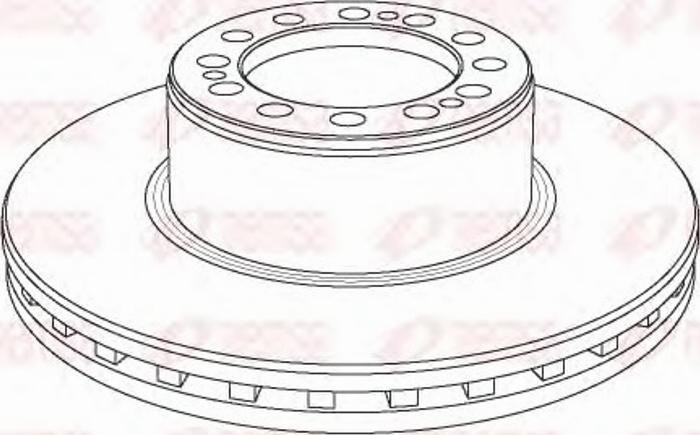 Remsa DCA1079.20 - Спирачен диск vvparts.bg