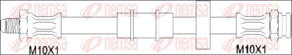Remsa G1901.40 - Спирачен маркуч vvparts.bg